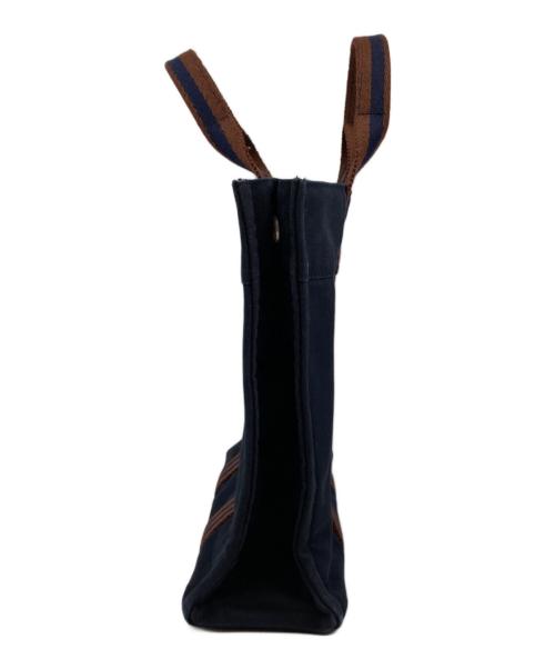 HERMES（エルメス）HERMES (エルメス) フールトゥPM ネイビー×ブラウンの古着・服飾アイテム