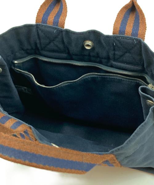 HERMES（エルメス）HERMES (エルメス) フールトゥPM ネイビー×ブラウンの古着・服飾アイテム