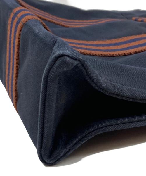 HERMES（エルメス）HERMES (エルメス) フールトゥPM ネイビー×ブラウンの古着・服飾アイテム