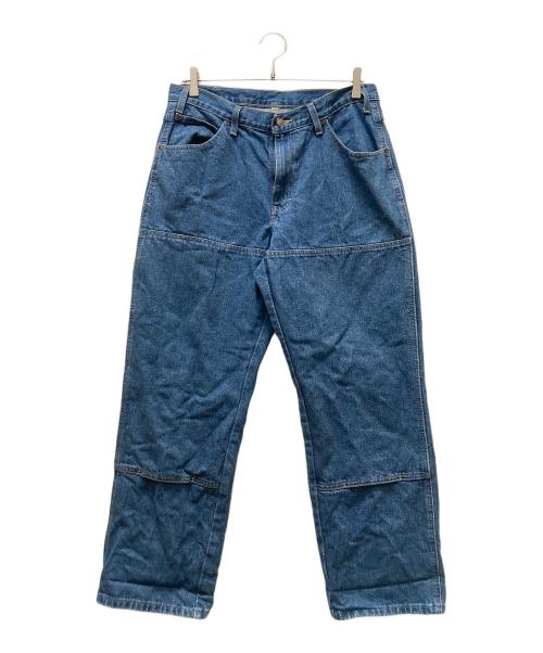 Dickies（ディッキーズ）Dickies (ディッキーズ) ダブルニーペインターデニムパンツ インディゴ サイズ:不明の古着・服飾アイテム