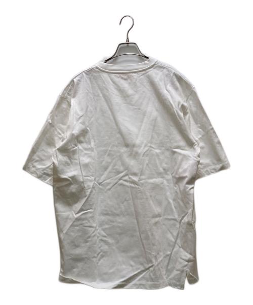 MARNI（マルニ）MARNI (マルニ) ネックロゴパッチTシャツ ホワイト サイズ:50の古着・服飾アイテム