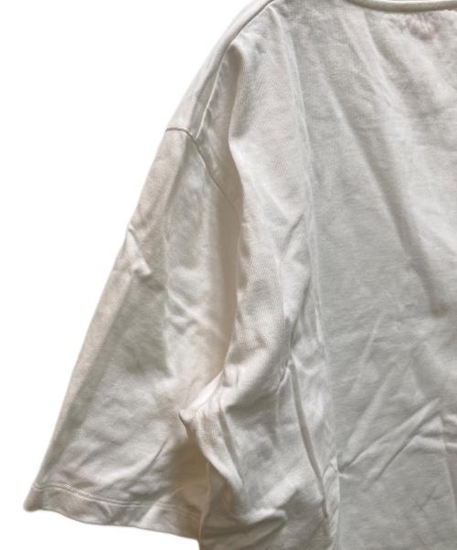 MARNI（マルニ）MARNI (マルニ) ネックロゴパッチTシャツ ホワイト サイズ:50の古着・服飾アイテム