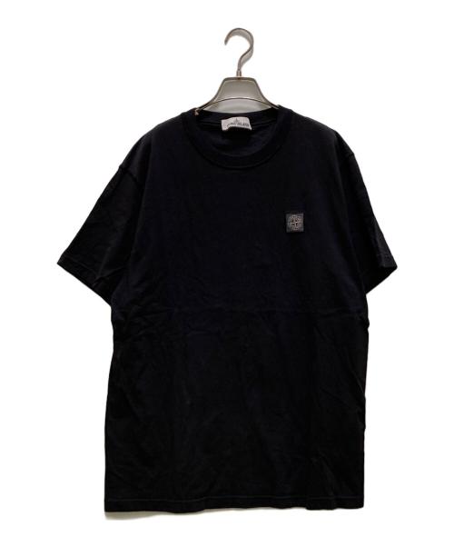 STONE ISLAND（ストーンアイランド）STONE ISLAND (ストーンアイランド) ロゴパッチTシャツ ブラック サイズ:XLの古着・服飾アイテム