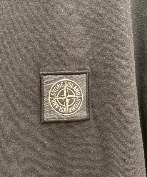 STONE ISLAND（ストーンアイランド）STONE ISLAND (ストーンアイランド) ロゴパッチTシャツ ブラック サイズ:XLの古着・服飾アイテム