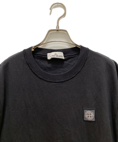 STONE ISLAND（ストーンアイランド）STONE ISLAND (ストーンアイランド) ロゴパッチTシャツ ブラック サイズ:XLの古着・服飾アイテム