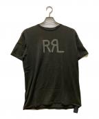 RRLダブルアールエル）の古着「Ranch ロゴプリントTシャツ」｜ブラウン