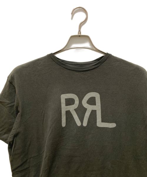RRL（ダブルアールエル）RRL (ダブルアールエル) Ranch ロゴプリントTシャツ ブラウン サイズ:Mの古着・服飾アイテム
