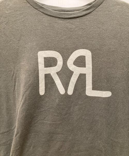 RRL（ダブルアールエル）RRL (ダブルアールエル) Ranch ロゴプリントTシャツ ブラウン サイズ:Mの古着・服飾アイテム