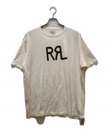 中古・古着通販】RRL (ダブルアールエル) ロゴTシャツ ホワイト サイズ