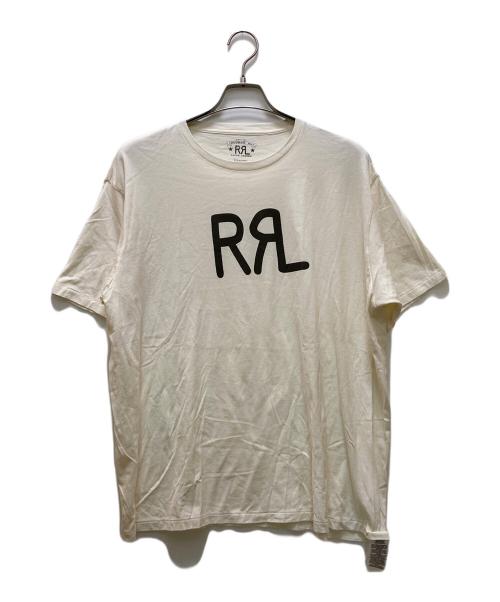 RRL（ダブルアールエル）RRL (ダブルアールエル) ロゴTシャツ ホワイト サイズ:XXLの古着・服飾アイテム