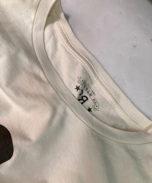 RRL（ダブルアールエル）RRL (ダブルアールエル) ロゴTシャツ ホワイト サイズ:XXLの古着・服飾アイテム