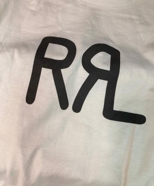RRL（ダブルアールエル）RRL (ダブルアールエル) ロゴTシャツ ホワイト サイズ:XXLの古着・服飾アイテム