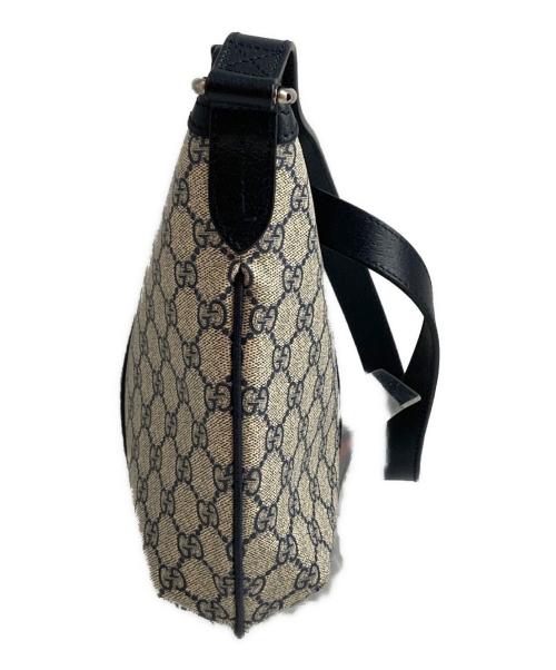 GUCCI（グッチ）GUCCI (グッチ) ショルダーバッグ ベージュ×ネイビーの古着・服飾アイテム