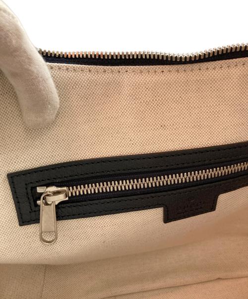 GUCCI（グッチ）GUCCI (グッチ) ショルダーバッグ ベージュ×ネイビーの古着・服飾アイテム