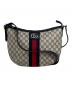 GUCCI（グッチ）の古着「ショルダーバッグ」｜ベージュ×ネイビー