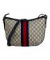 GUCCI (グッチ) ショルダーバッグ ベージュ×ネイビー：110000円