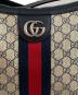 中古・古着 GUCCI (グッチ) ショルダーバッグ ベージュ×ネイビー：110000円