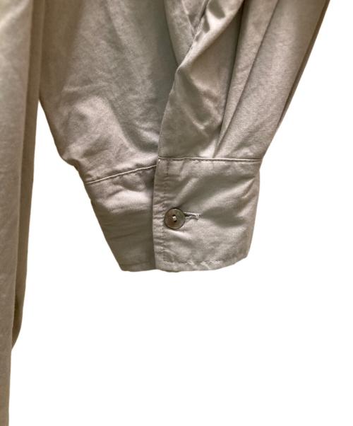 mizuiro-ind（ミズイロインド）mizuiro-ind (ミズイロインド) コットン ワイド フレア シャツ ベージュ サイズ:表記無しの古着・服飾アイテム