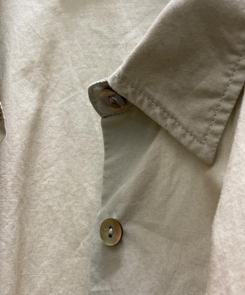 mizuiro-ind（ミズイロインド）mizuiro-ind (ミズイロインド) コットン ワイド フレア シャツ ベージュ サイズ:表記無しの古着・服飾アイテム