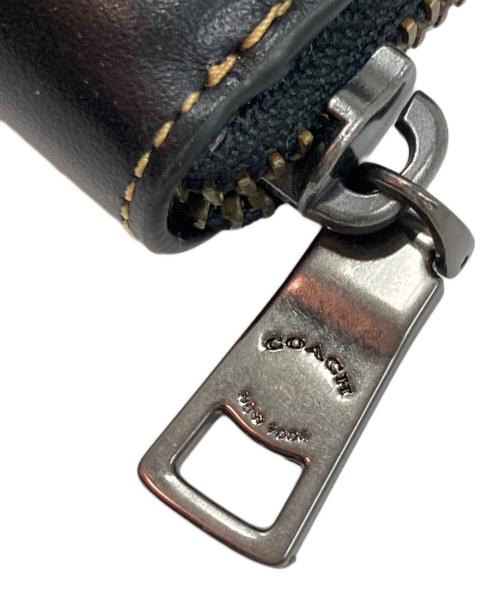 COACH（コーチ）COACH (コーチ) ウィズカー 長財布 ブラックの古着・服飾アイテム