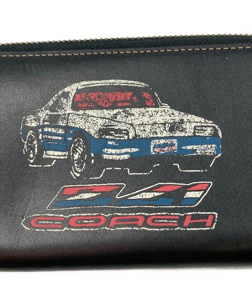 COACH（コーチ）COACH (コーチ) ウィズカー 長財布 ブラックの古着・服飾アイテム