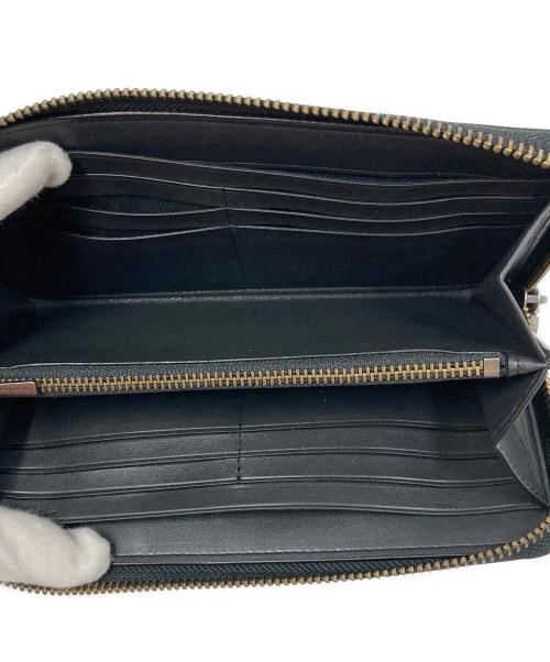 COACH（コーチ）COACH (コーチ) ウィズカー 長財布 ブラックの古着・服飾アイテム