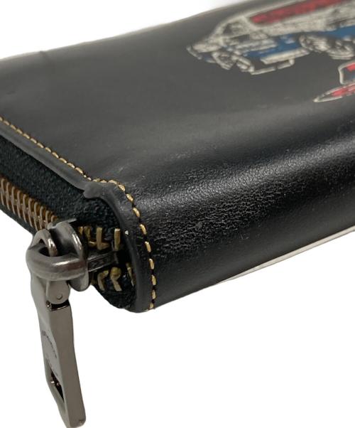 COACH（コーチ）COACH (コーチ) ウィズカー 長財布 ブラックの古着・服飾アイテム