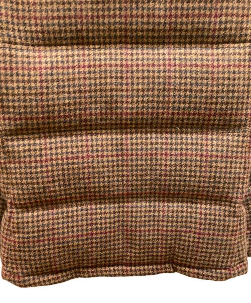 BURBERRY BLACK LABEL（バーバリーブラックレーベル）BURBERRY BLACK LABEL (バーバリーブラックレーベル) 千鳥柄ダウンジャケット ブラウン サイズ:Lの古着・服飾アイテム