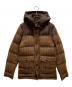 BURBERRY BLACK LABEL（バーバリーブラックレーベル）の古着「千鳥柄ダウンジャケット」｜ブラウン
