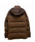 BURBERRY BLACK LABEL (バーバリーブラックレーベル) 千鳥柄ダウンジャケット ブラウン サイズ:L：25000円