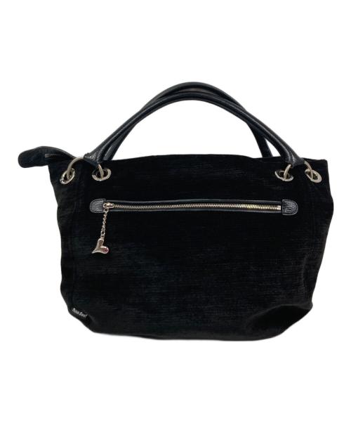 Think Bee!（シンクビー!）Think Bee! (シンクビー!) キャットデザインハンドバッグ ブラックの古着・服飾アイテム