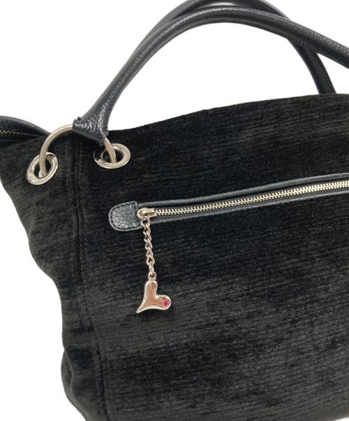 Think Bee!（シンクビー!）Think Bee! (シンクビー!) キャットデザインハンドバッグ ブラックの古着・服飾アイテム