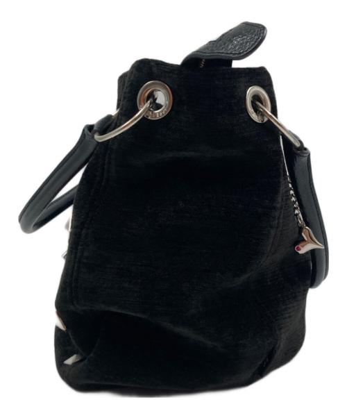 Think Bee!（シンクビー!）Think Bee! (シンクビー!) キャットデザインハンドバッグ ブラックの古着・服飾アイテム