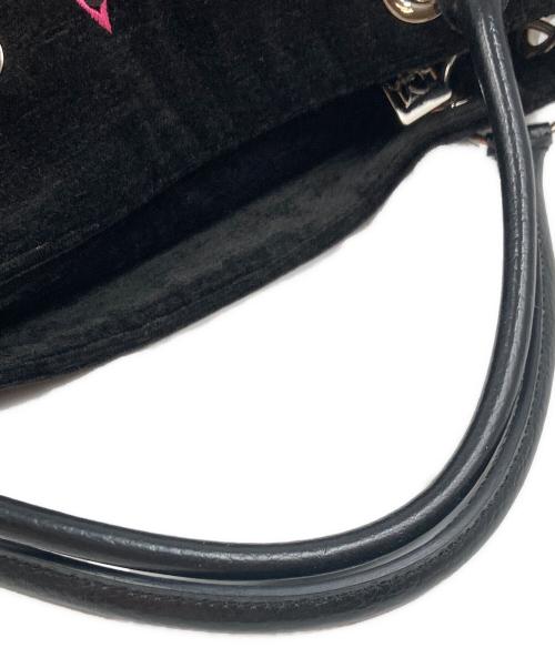 Think Bee!（シンクビー!）Think Bee! (シンクビー!) キャットデザインハンドバッグ ブラックの古着・服飾アイテム