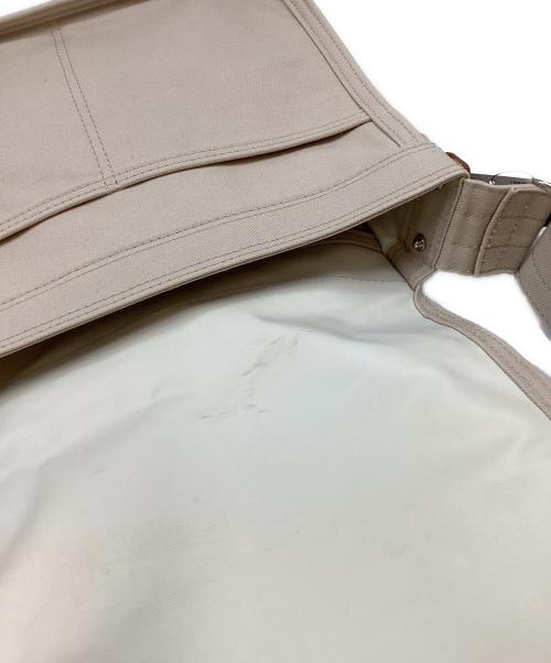 PORTER GIRL（ポーターガール）PORTER GIRL (ポーターガール) ネイキッド ショルダーバック ベージュの古着・服飾アイテム