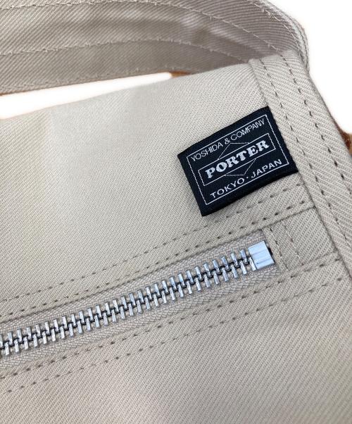 PORTER GIRL（ポーターガール）PORTER GIRL (ポーターガール) ネイキッド ショルダーバック ベージュの古着・服飾アイテム