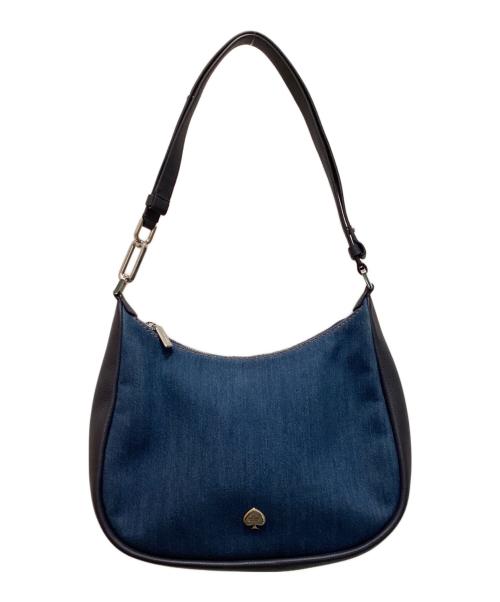 Kate Spade（ケイトスペード）Kate Spade (ケイトスペード) ケイラ デニム ファブリック ラージ ショルダー バッグ インディゴの古着・服飾アイテム