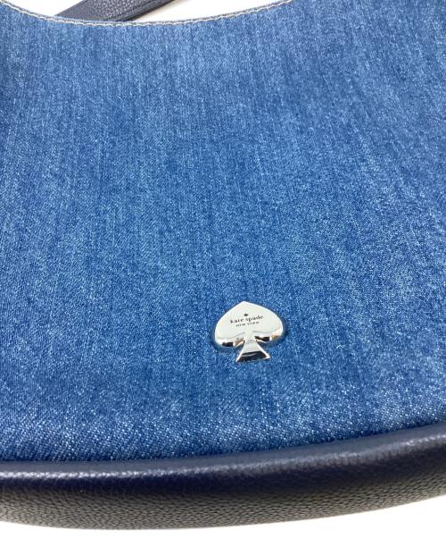 Kate Spade（ケイトスペード）Kate Spade (ケイトスペード) ケイラ デニム ファブリック ラージ ショルダー バッグ インディゴの古着・服飾アイテム