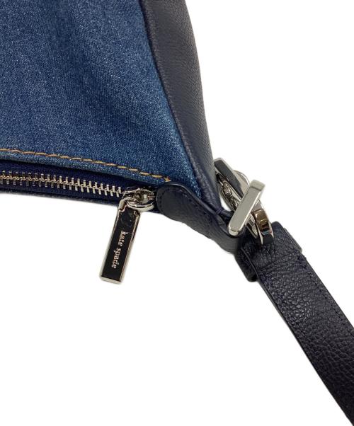 Kate Spade（ケイトスペード）Kate Spade (ケイトスペード) ケイラ デニム ファブリック ラージ ショルダー バッグ インディゴの古着・服飾アイテム