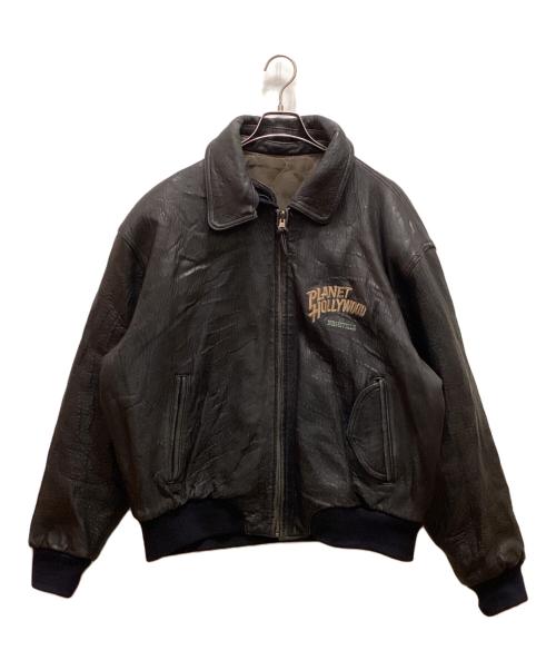 VINTAGE（ヴィンテージ）VINTAGE (ヴィンテージ) 90's リバーシブルレザージャケット ブラック サイズ:XLの古着・服飾アイテム
