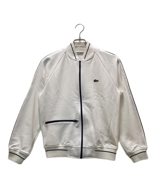 CHEMISE LACOSTE（シュミーズ ラコステ）CHEMISE LACOSTE (シュミーズ ラコステ) ヴィンテージブルゾン ホワイト サイズ:Mの古着・服飾アイテム