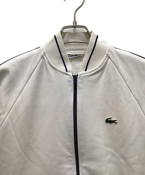 CHEMISE LACOSTE（シュミーズ ラコステ）CHEMISE LACOSTE (シュミーズ ラコステ) ヴィンテージブルゾン ホワイト サイズ:Mの古着・服飾アイテム