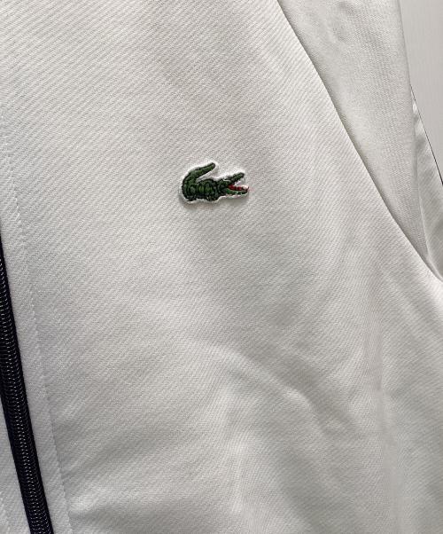CHEMISE LACOSTE（シュミーズ ラコステ）CHEMISE LACOSTE (シュミーズ ラコステ) ヴィンテージブルゾン ホワイト サイズ:Mの古着・服飾アイテム