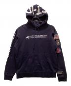 AVIREXアヴィレックス）の古着「スウェットプルパーカー」｜ネイビー