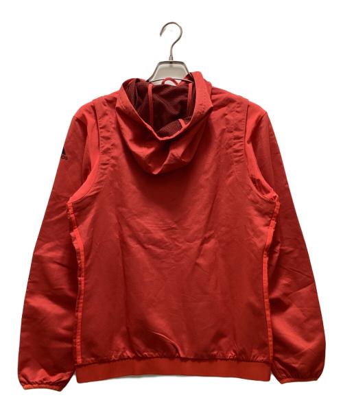 adidas（アディダス）adidas (アディダス) 16-17 マンチェスターユナイテッド フーデッドジャケット レッド サイズ:Mの古着・服飾アイテム