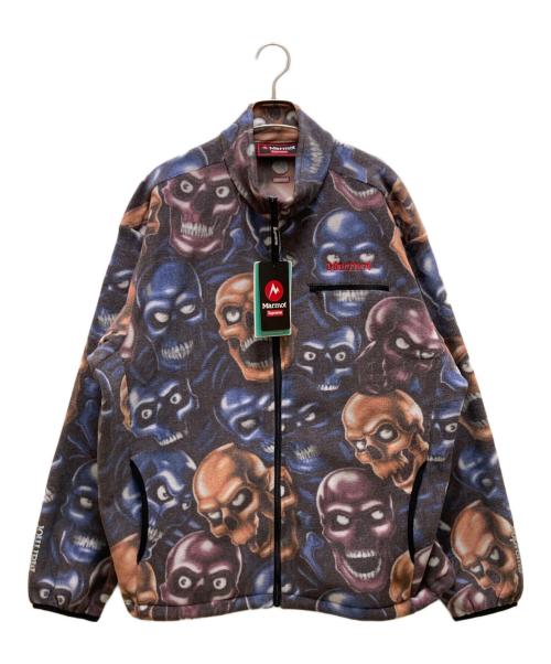 SUPREME（シュプリーム）SUPREME (シュプリーム) MARMOT (マーモット) コラボ フリースジャケット スカルパイル グレー サイズ:L 未使用品の古着・服飾アイテム
