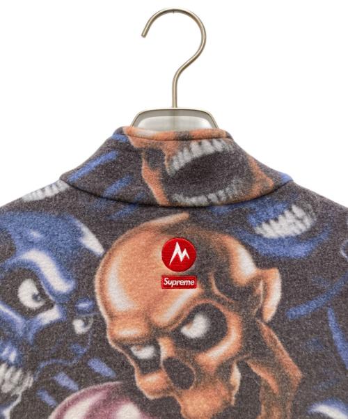 SUPREME（シュプリーム）SUPREME (シュプリーム) MARMOT (マーモット) コラボ フリースジャケット スカルパイル グレー サイズ:L 未使用品の古着・服飾アイテム