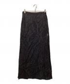 Needlesニードルズ）の古着「ペイズリ-ラップスカート」｜ブラック