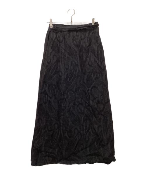 Needles（ニードルズ）Needles (ニードルズ) ペイズリ-ラップスカート ブラック サイズ:不明の古着・服飾アイテム