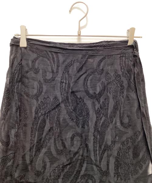 Needles（ニードルズ）Needles (ニードルズ) ペイズリ-ラップスカート ブラック サイズ:不明の古着・服飾アイテム